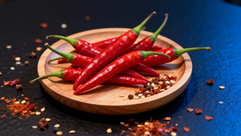红辣椒与香料图片