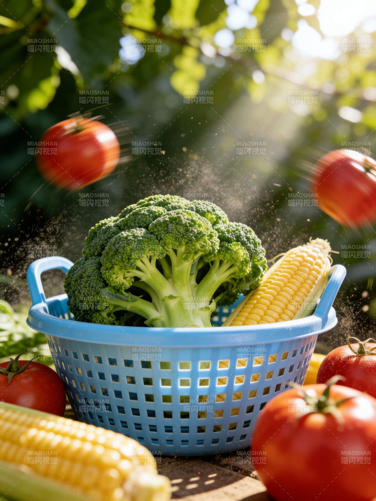 新鲜蔬果篮图片