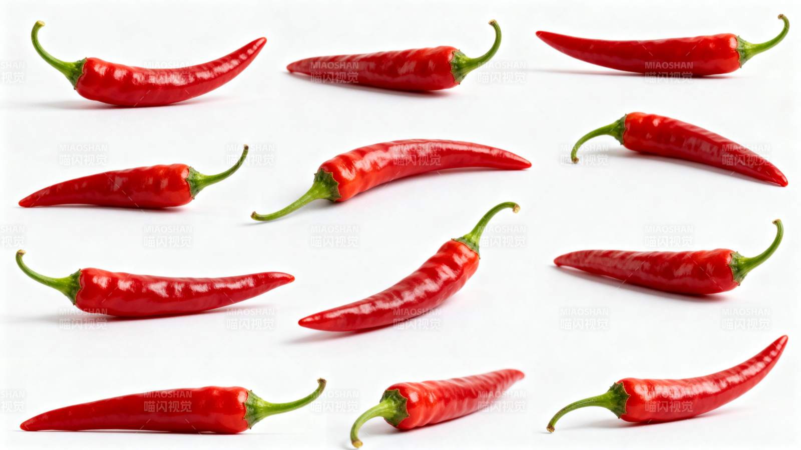 红辣椒排列图图片