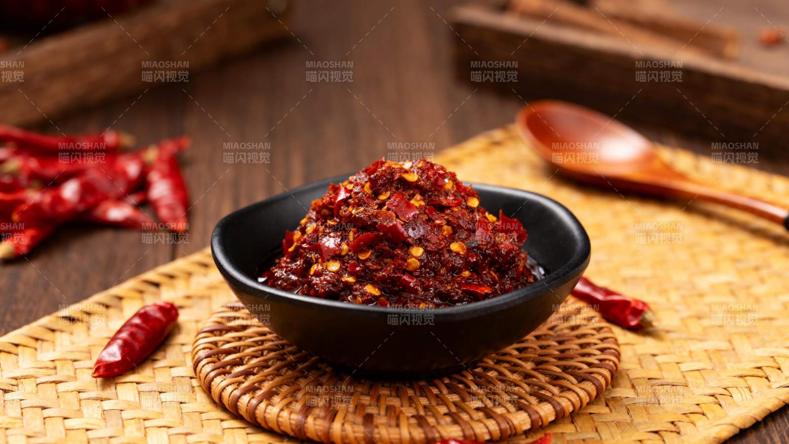 辣椒酱特写图片