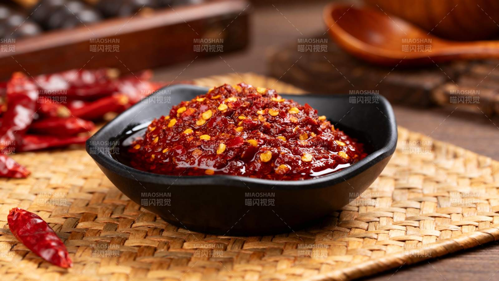 辣椒酱特写图片