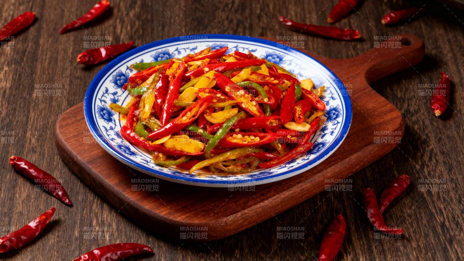 辣味炒彩椒图片