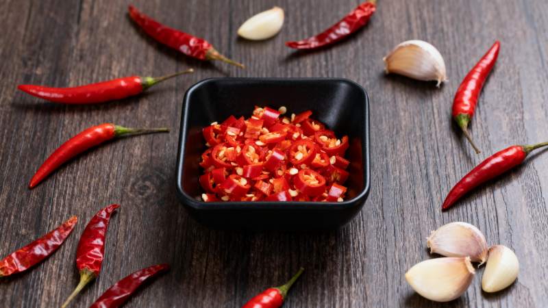 辣椒蒜蓉酱图片