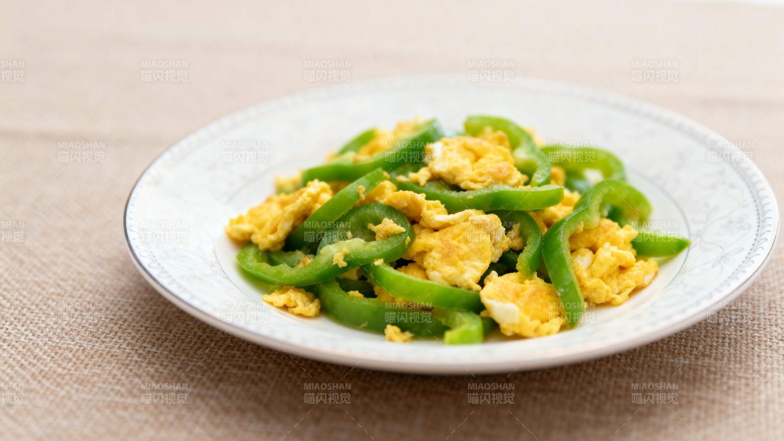 青椒炒蛋图片