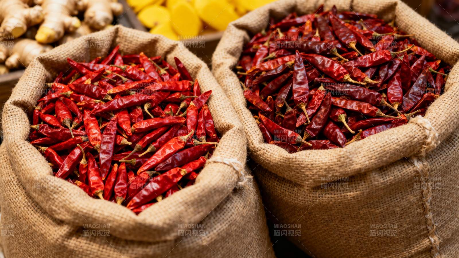 红辣椒装袋出售图片