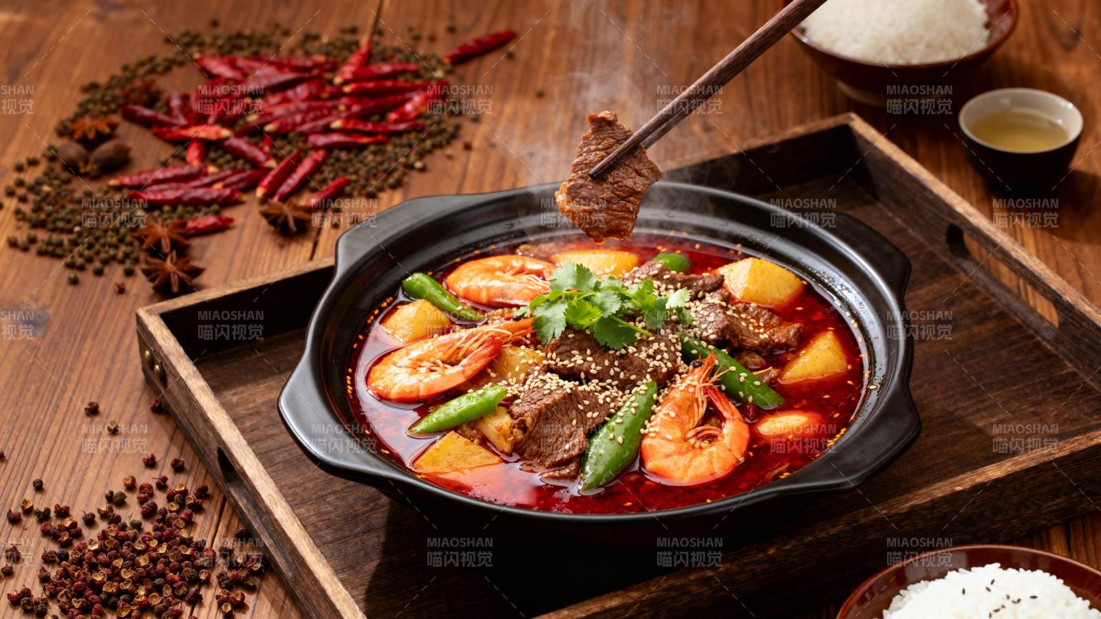 麻辣鲜香火锅宴图片