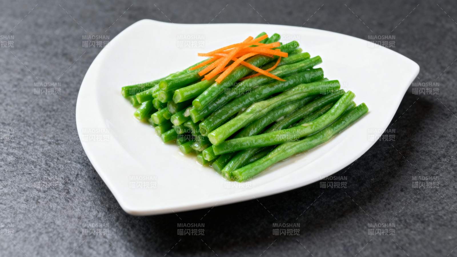 清炒蒜蓉豆角图片