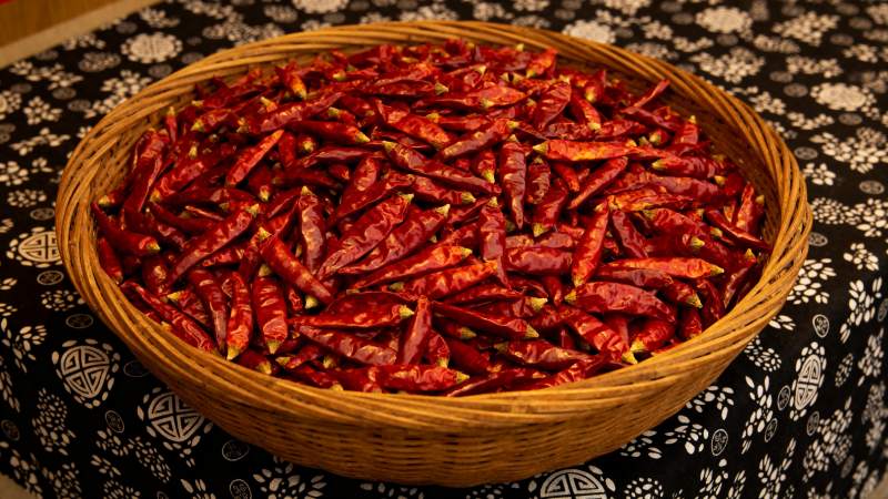 红辣椒满篮图片