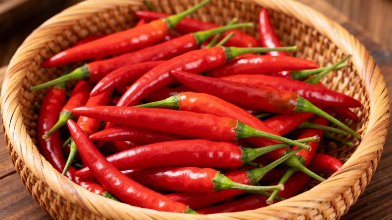 红辣椒满篮图片