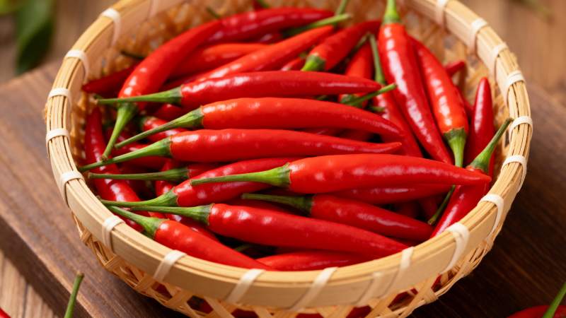 红辣椒满篮图片