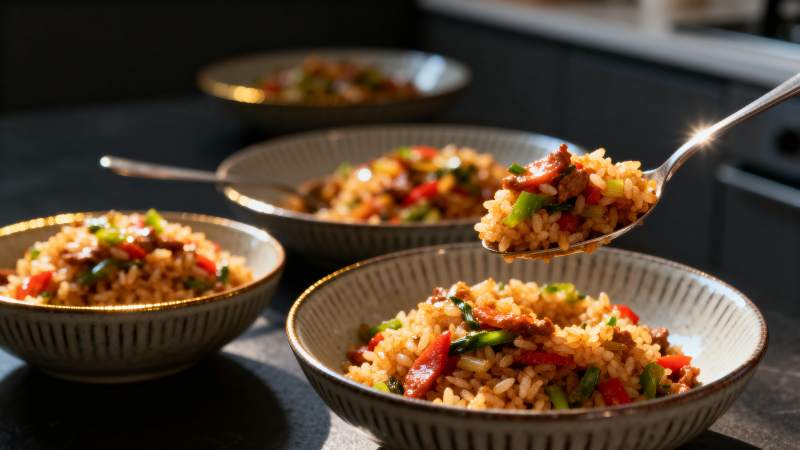 美味炒饭 诱人呈现图片