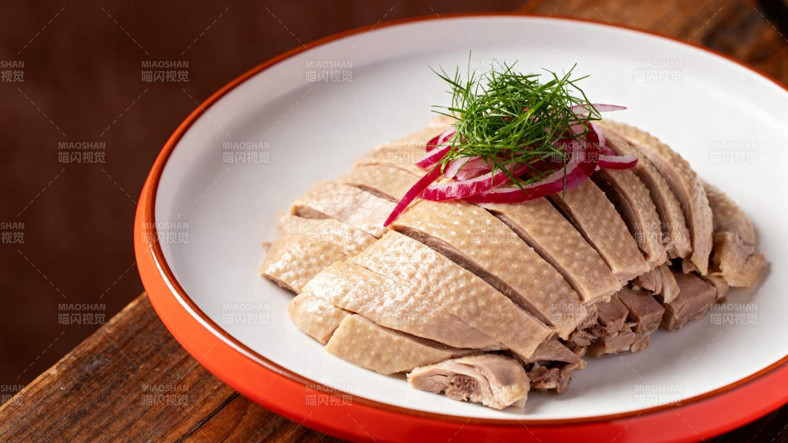 美味鸭肉拼盘图片