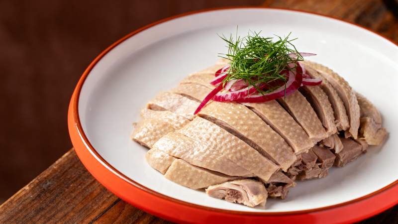 美味鸭肉拼盘图片