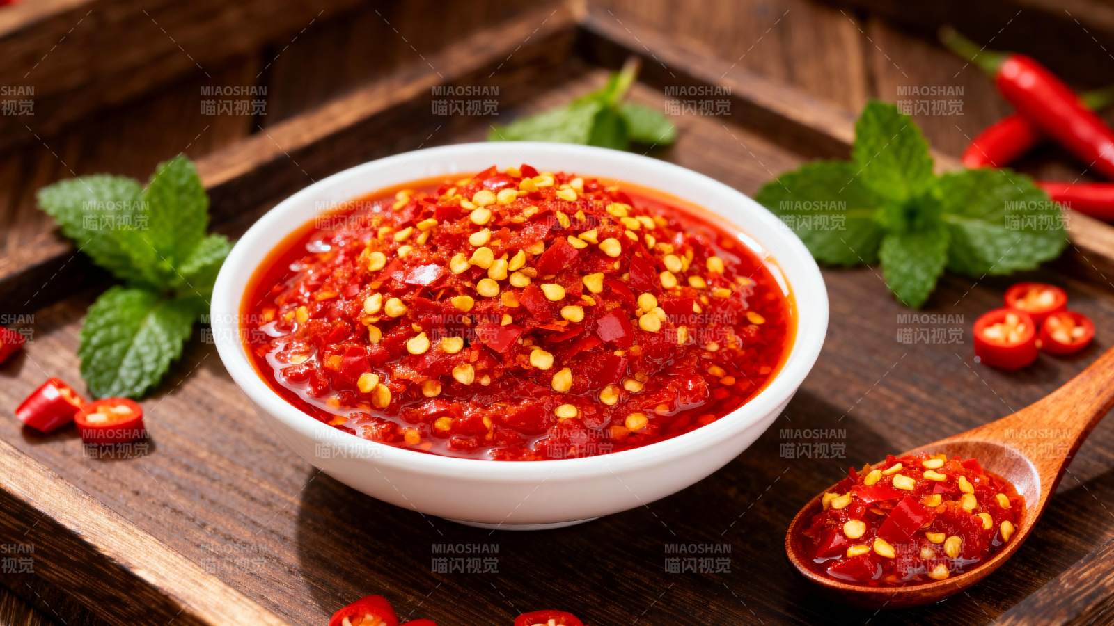 辣椒酱特写图片