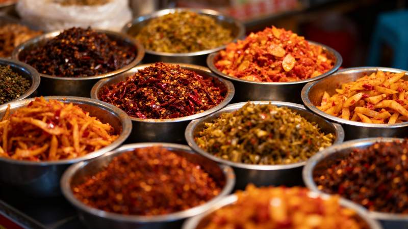 香辣美味调料集图片