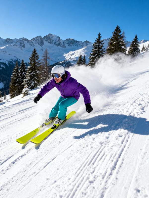 雪地疾驰 畅享滑雪图片