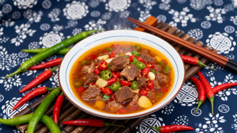 麻辣牛肉汤图片