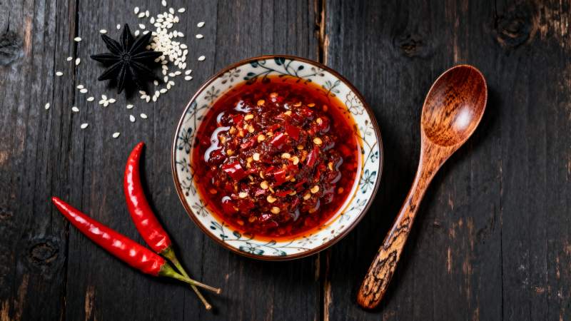 辣椒酱配红椒图片