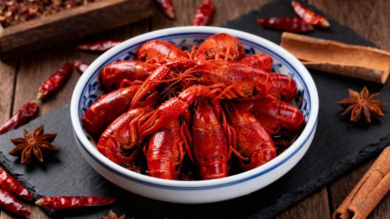 麻辣小龙虾盛宴图片