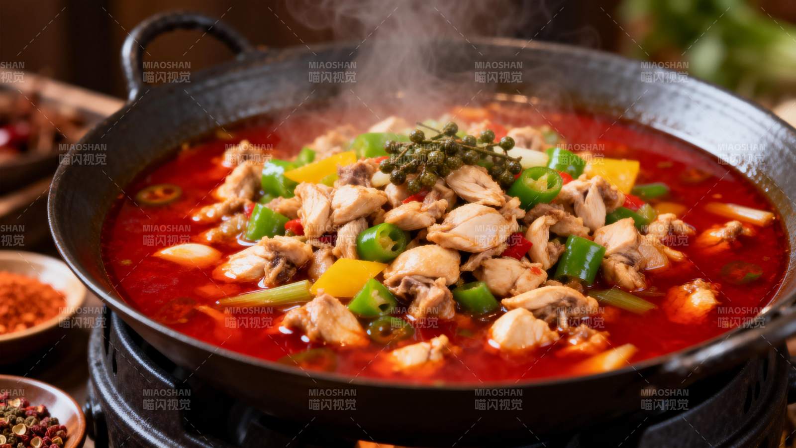 辣味海鲜锅图片