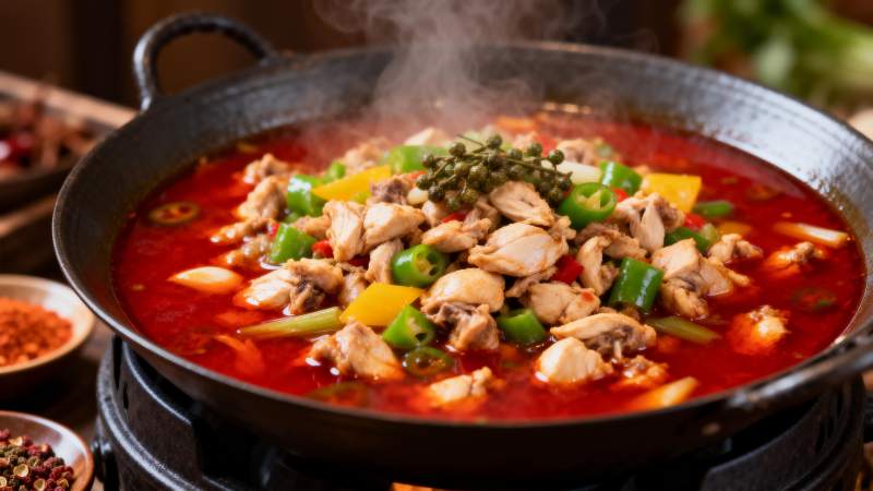 辣味海鲜锅图片