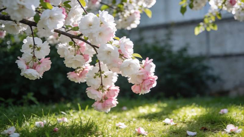 樱花绽放春意浓图片