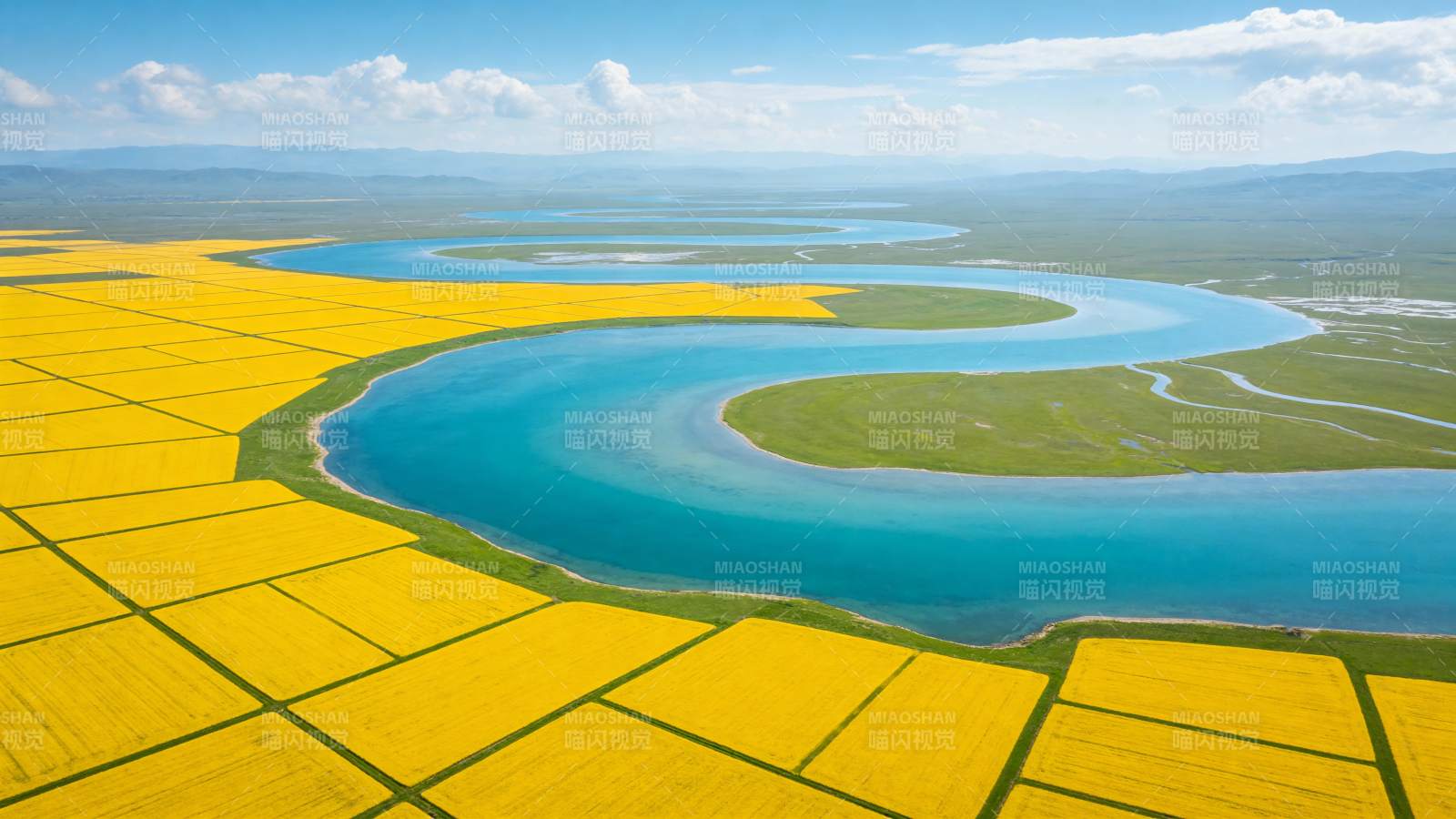 金田碧水绕弯流图片