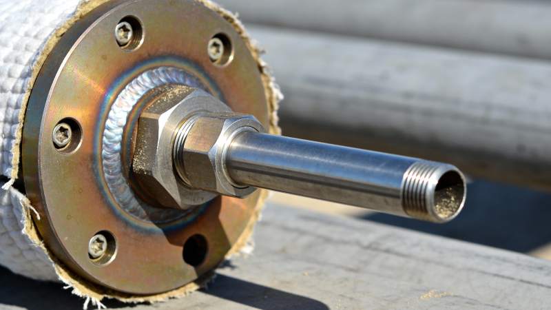 金属轴与螺母连接图片