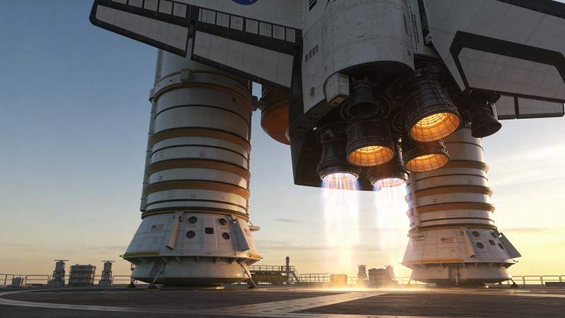 火箭发射瞬间图片