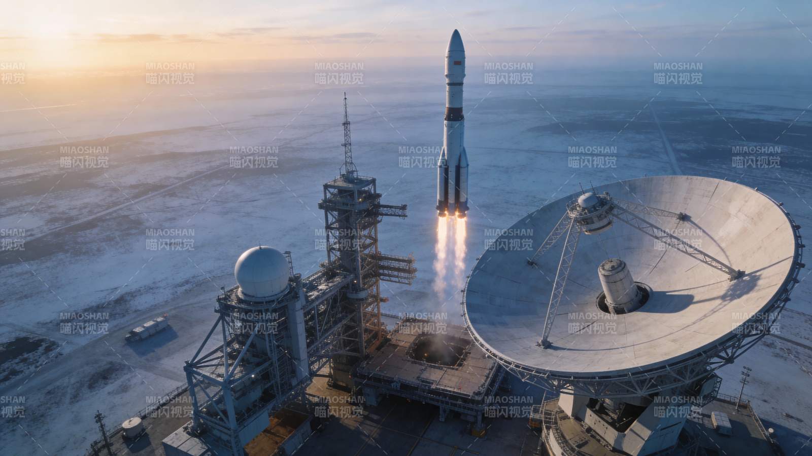 火箭发射瞬间图片