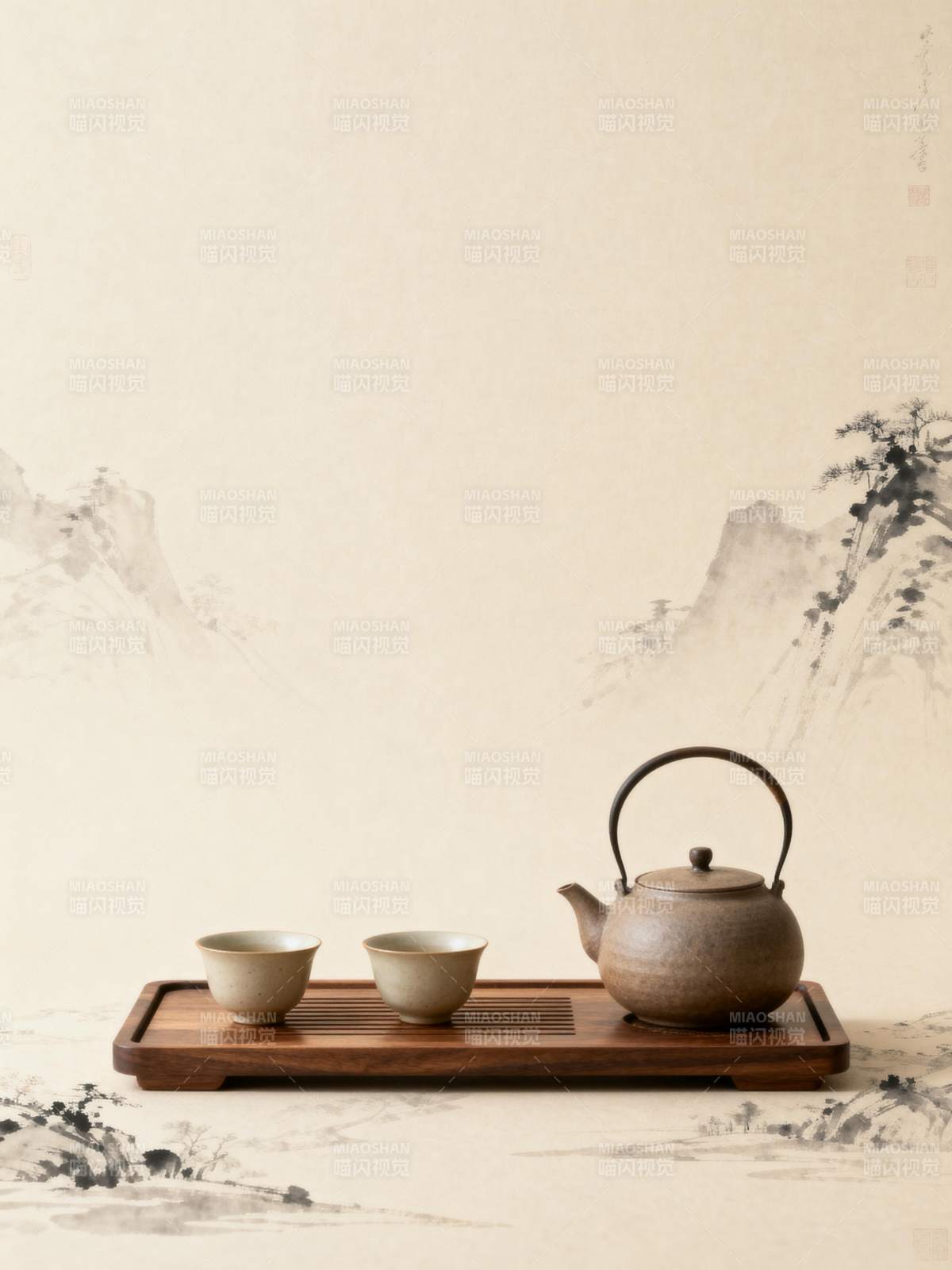 茶韵山水间图片
