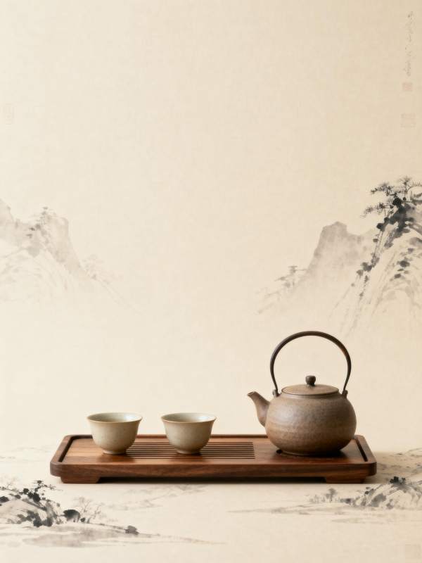 茶韵山水间图片