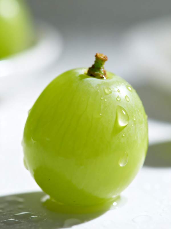 晶莹绿葡萄图片