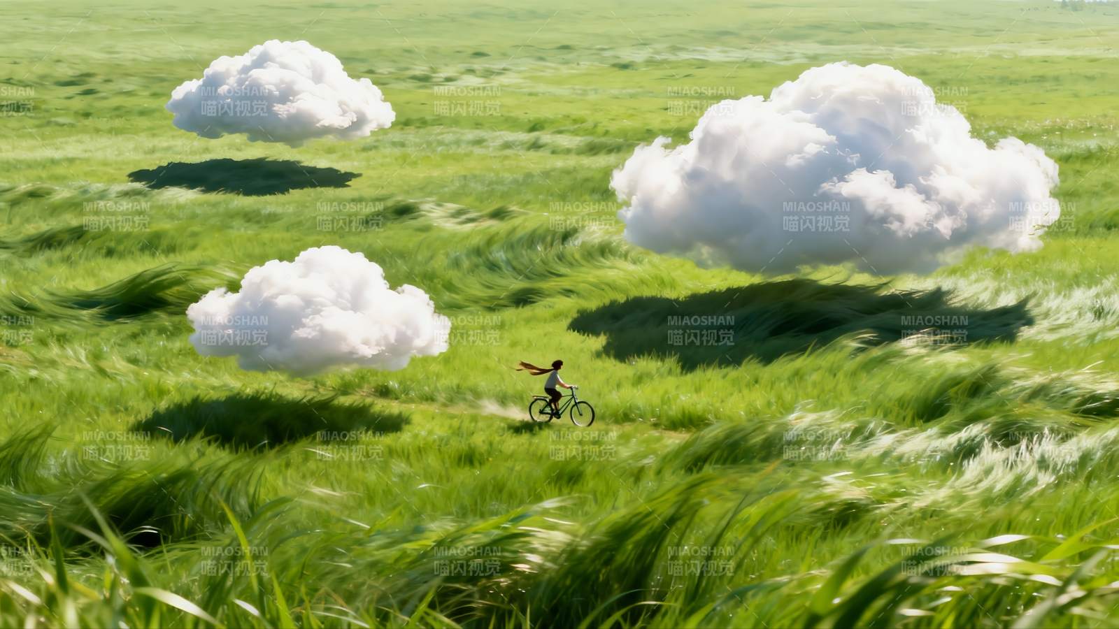 草原骑行追云记图片