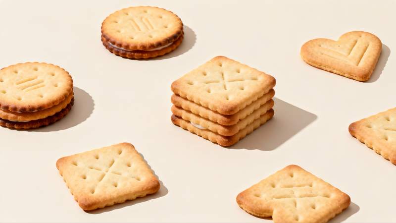 饼干拼图图片