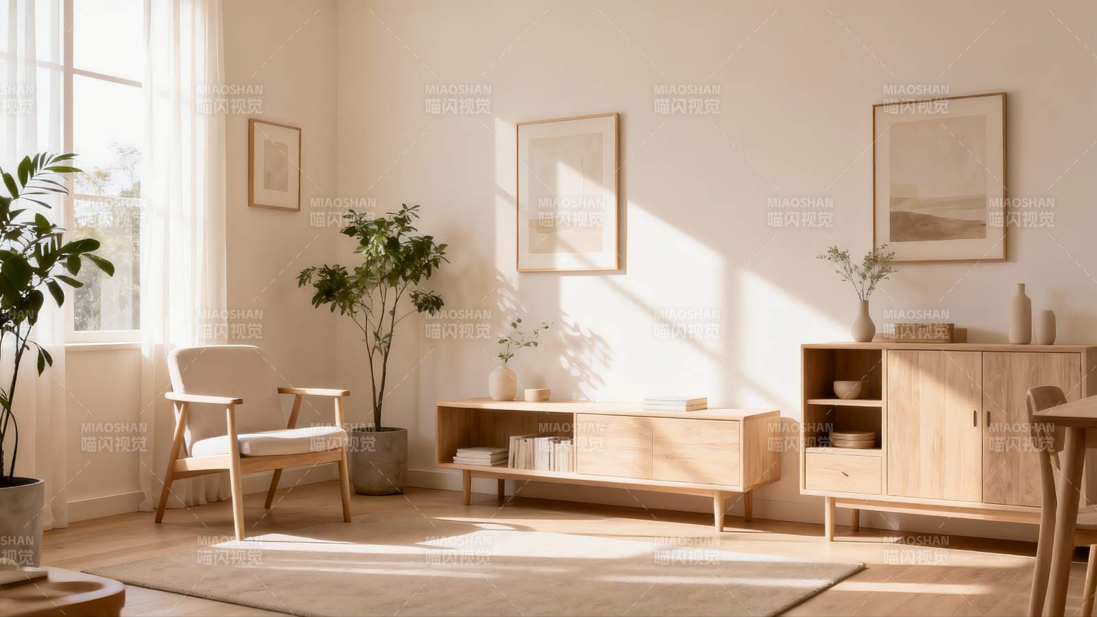 简约日式客厅图片