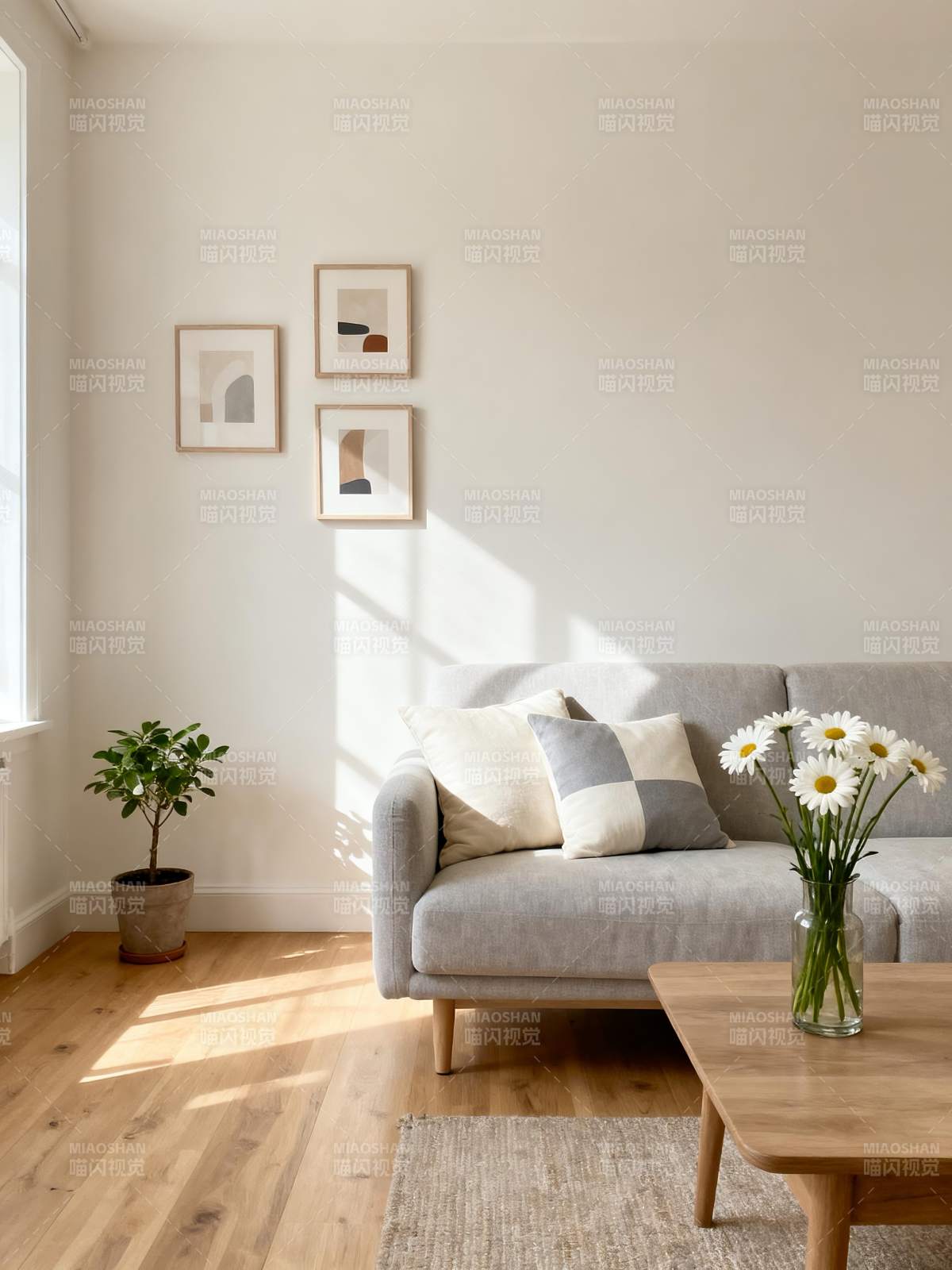 简约客厅 阳光满屋图片