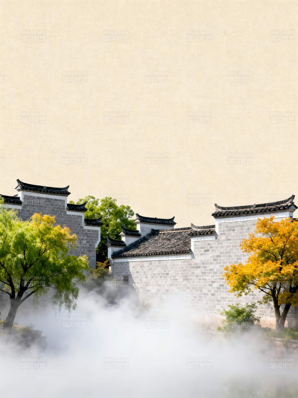 烟雨徽州古韵图片