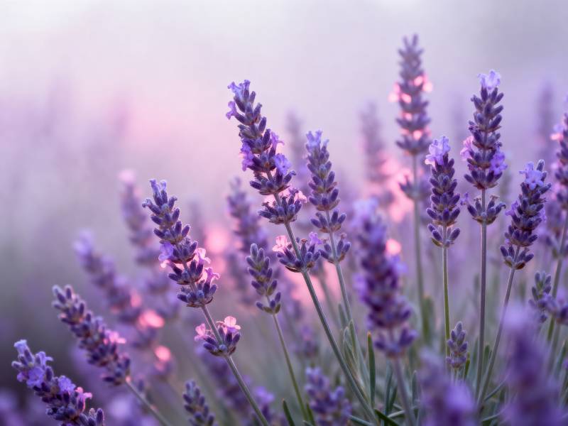 薰衣草花海图片