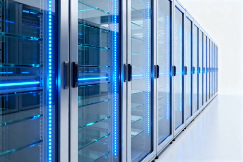 数据中心服务器机柜图片