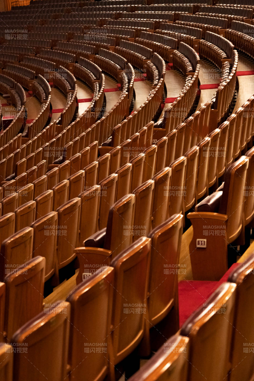 空旷的剧院座椅 人民大会堂图片