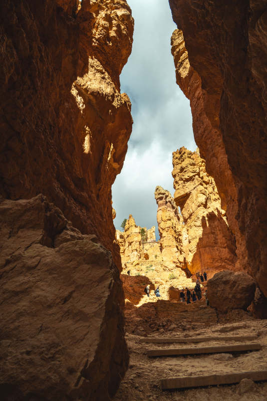 美国犹他州布莱斯峡谷国家公园自然地貌图片