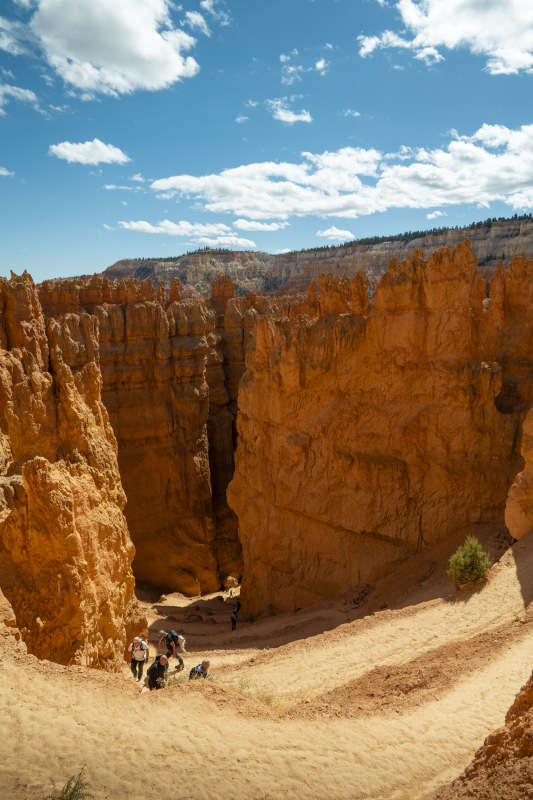 美国犹他州布莱斯峡谷国家公园自然地貌图片