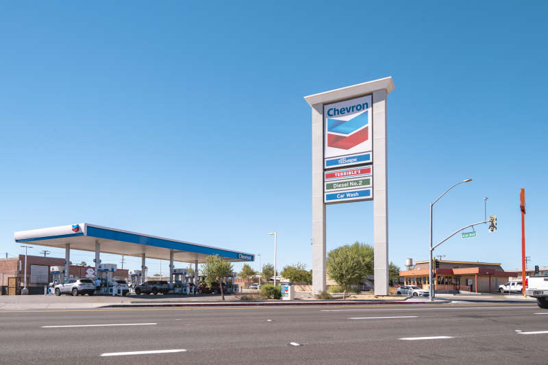 Chevron加油站图片