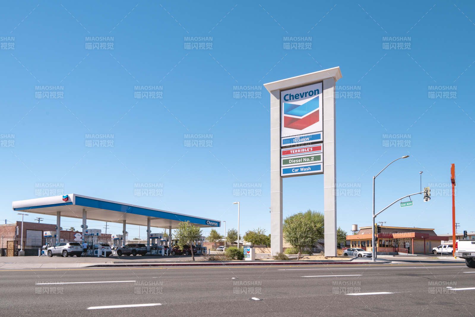 Chevron加油站图片
