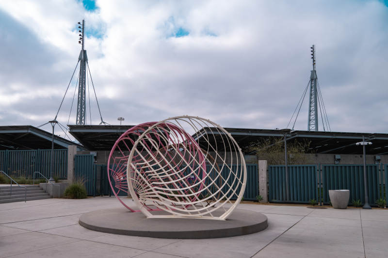 螺旋艺术装置图片