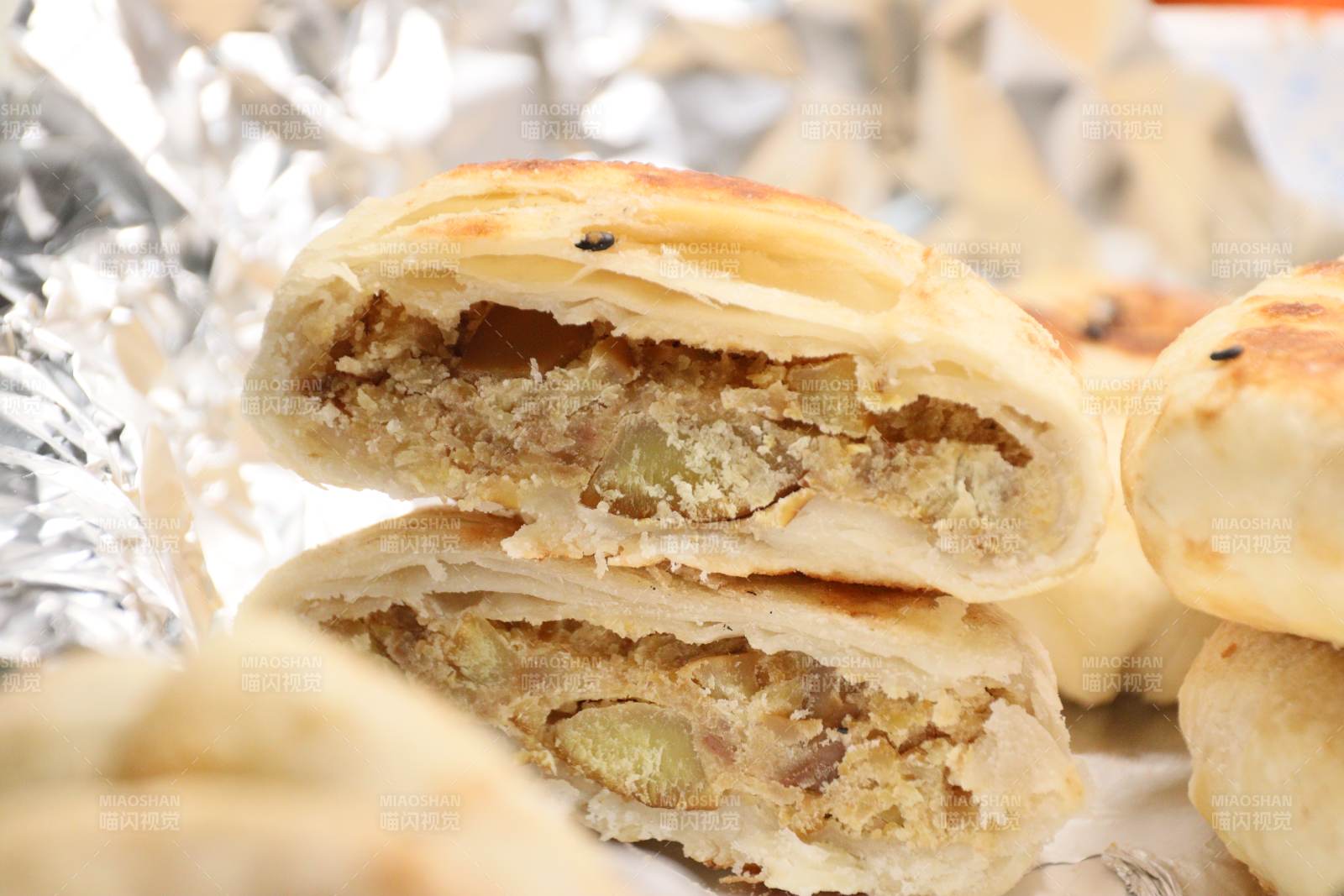 香酥肉馅饼图片