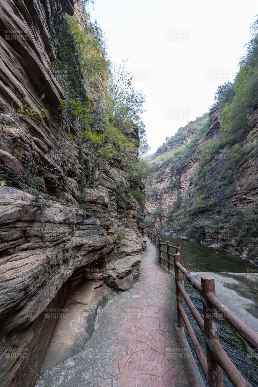 峡谷步道风光图片