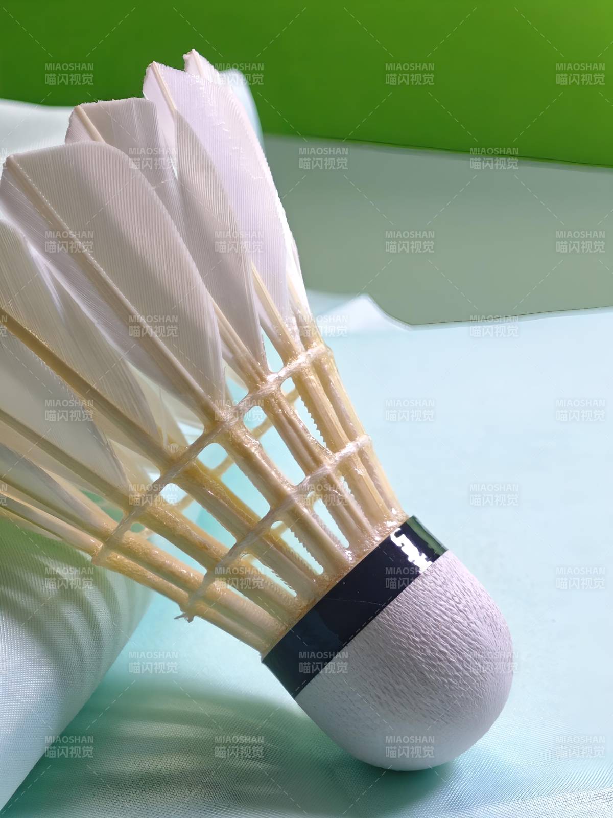 羽毛球特写图片