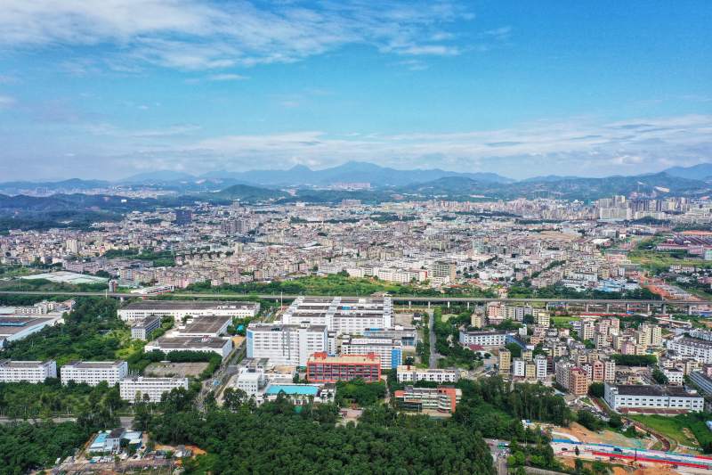 城市全景航拍图图片